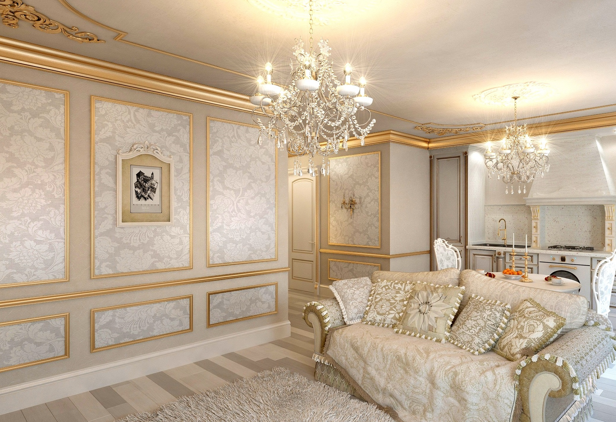 Профиль угловой 20*20 Лувр ПУ20Л