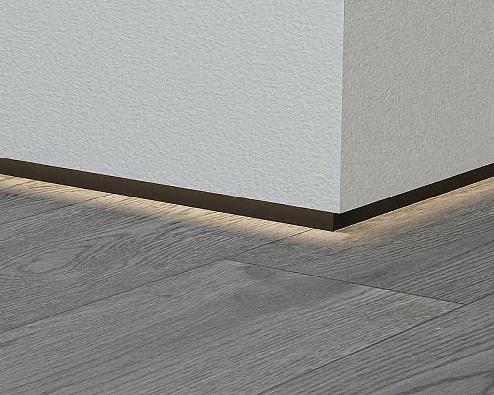 Алюминиевый теневой профиль Волшебная палочка Серебро