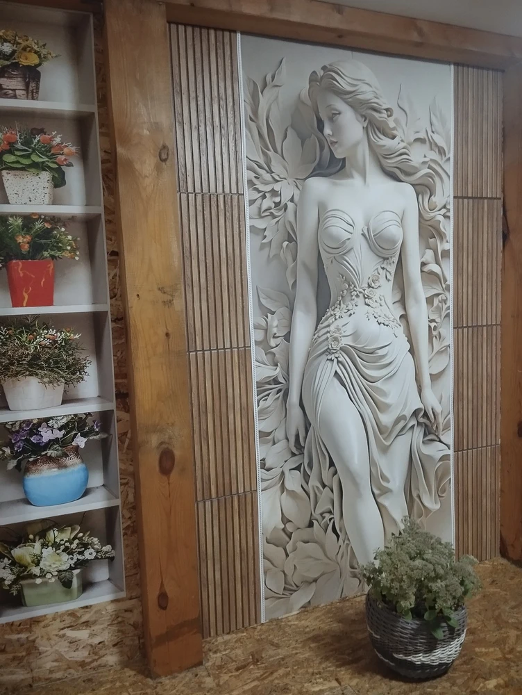 Панель самоклеящаяся 3D RAIL ПВХ 280*600мм 10шт/уп Планка палисандр. Цена указана за 1,68 м²