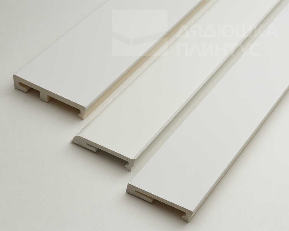 Плинтус напольный Salag Alpha 100 Белый 2,4м