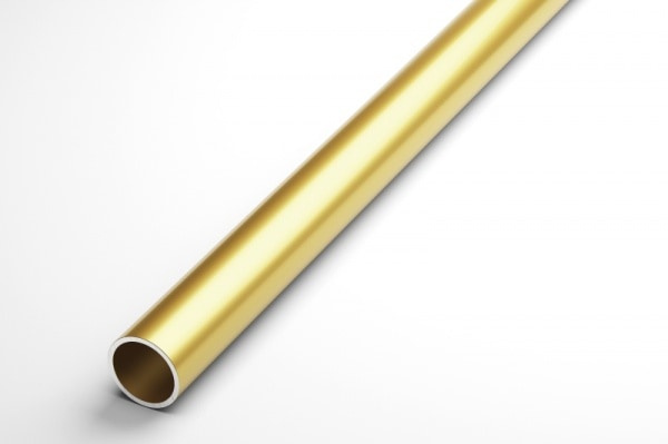 Труба круглая Ø 12 мм ТКр 03.2000.502л Золото. Цена за 5 штук.