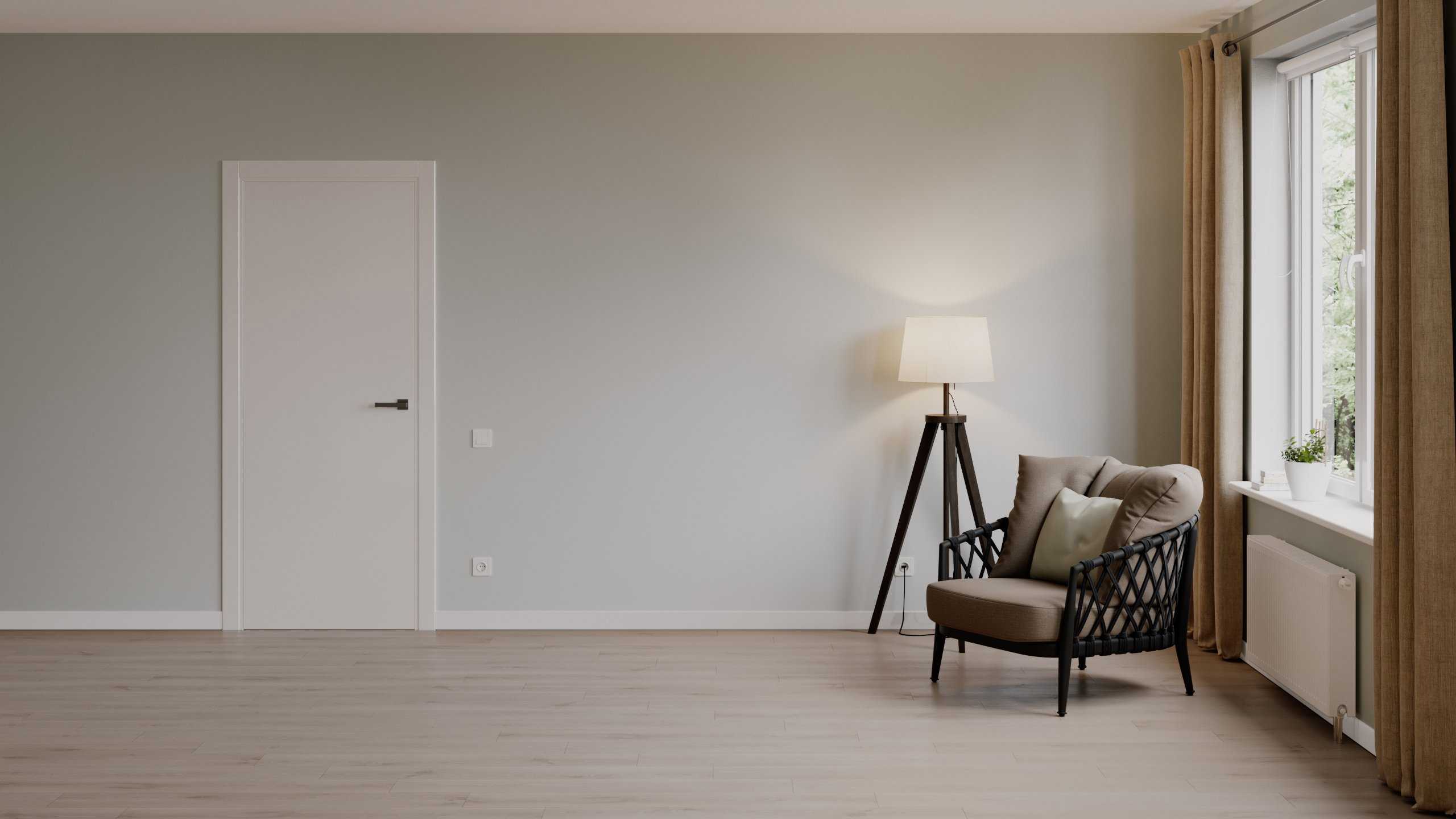 Плинтус МДФ Smartprofile Paint 100A Белый