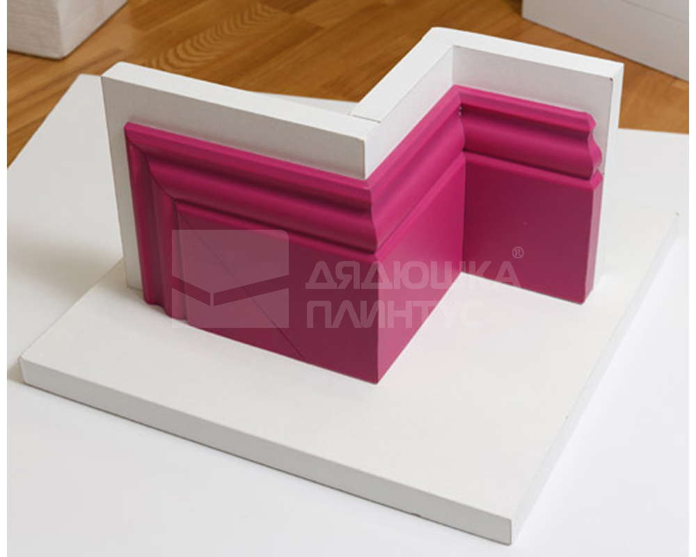 Плинтус из полистирола высокой плотности NMC Wallstyl FB1 Белый