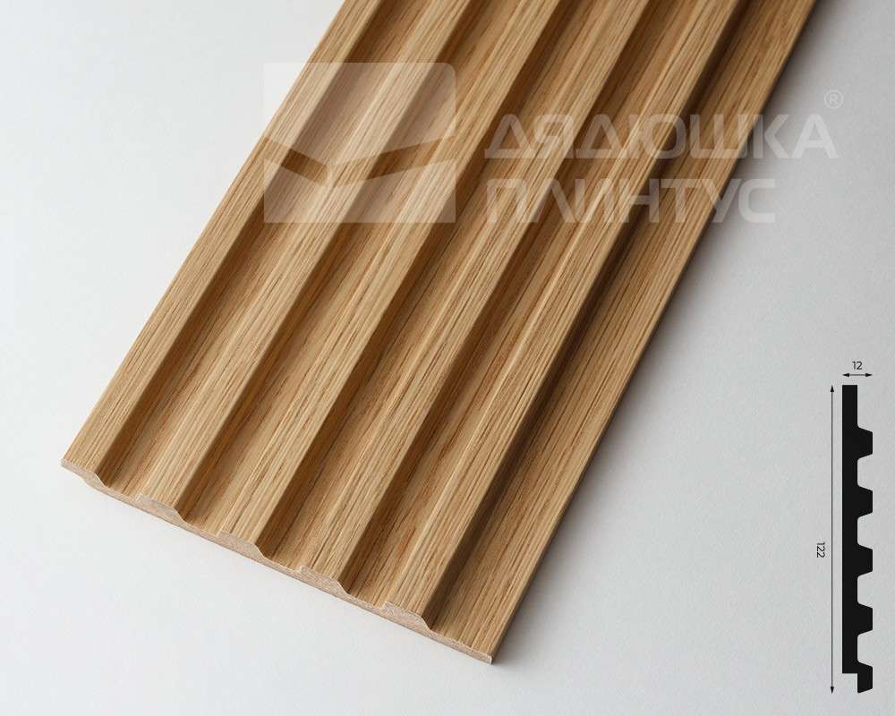 Панель МДФ ACUPAN 61.08.122501.93 трапеция 12х122х2760 мм Дуб Слик