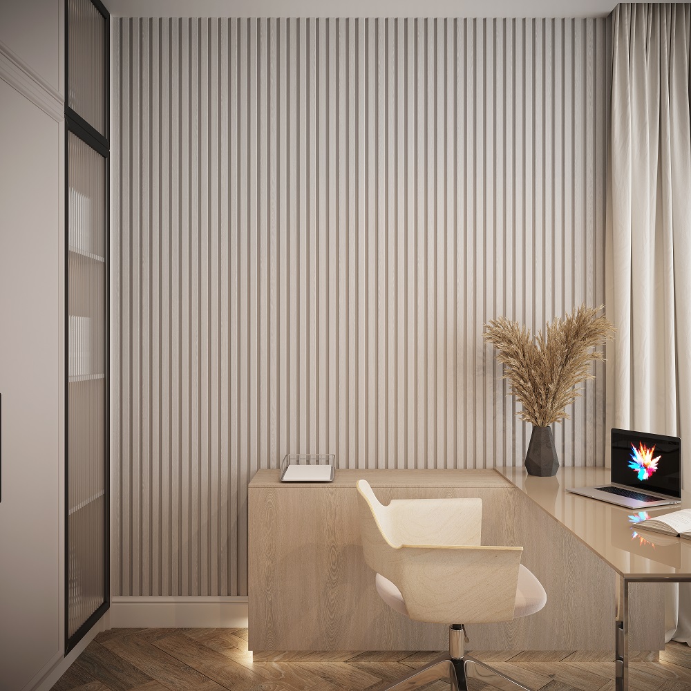 Панель МДФ 3D Лайн Модерн 165*2750мм. L05 Серый тик