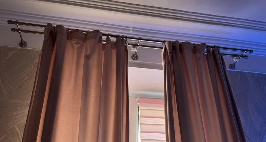 Карниз двухрядный кованый УЮТ d16мм 2,0м Бронза