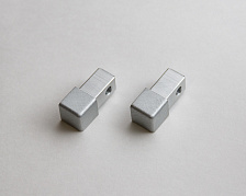 Капсула для прямоугол. профиля 10 мм Серый Tiltex CPJQSBX 10/2